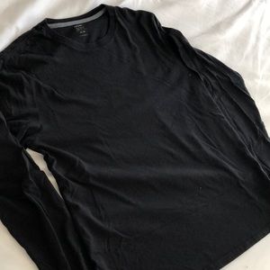 Black Soft washed Long sleeved shirt